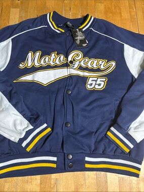 Moto Gear NWT Varsity Jacket
